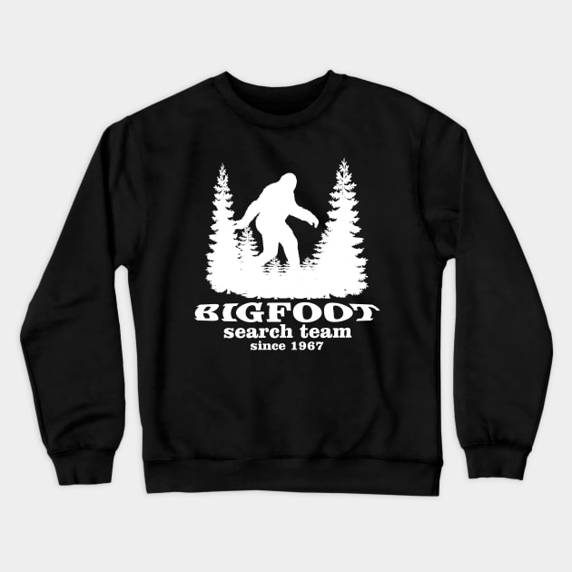 Bigfoot Search Team and Sasquatch T Shirts Crewneck Sweatshirt by DHdesignerPublic